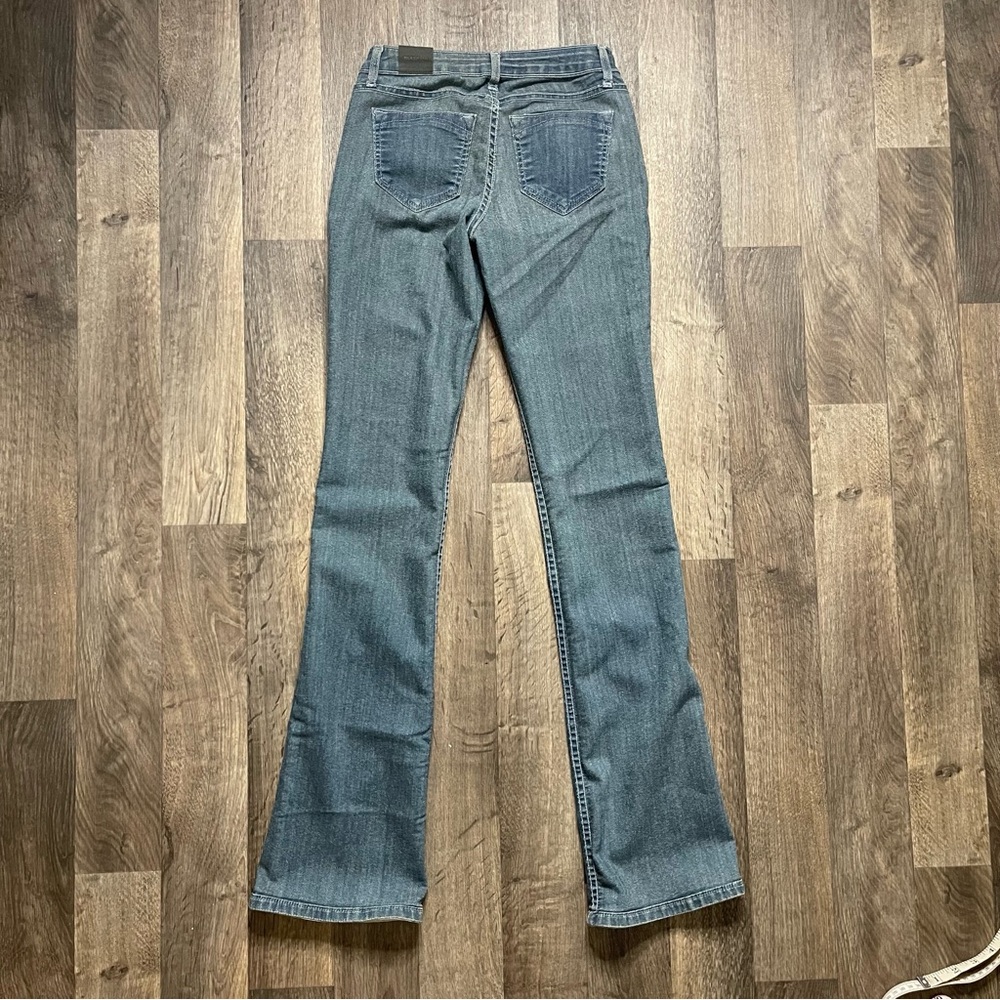 BleuLab Reversible 2 in 1 Jeans Boot Cut Leg Jeans Light / Medium Blue Sz 25 - Picture 4 of 11